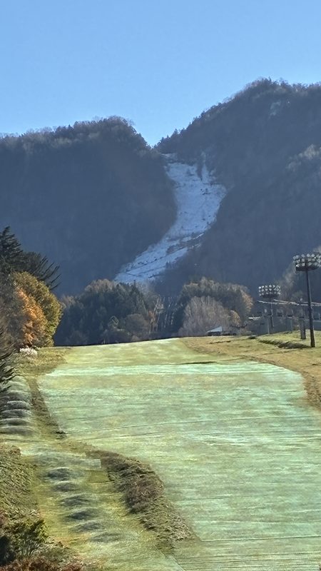 初冠雪です。